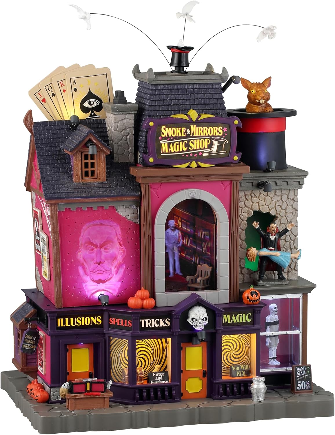 Lemax Smoke & Mirrors Magic Shop – Delectable Collectibles Inc.