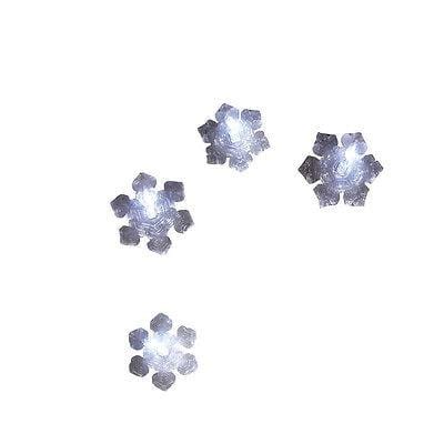 Dept 56 2011 String Of 4 Snowflake Lights #4020258 NIB FREE SHIPPING 48 STATES